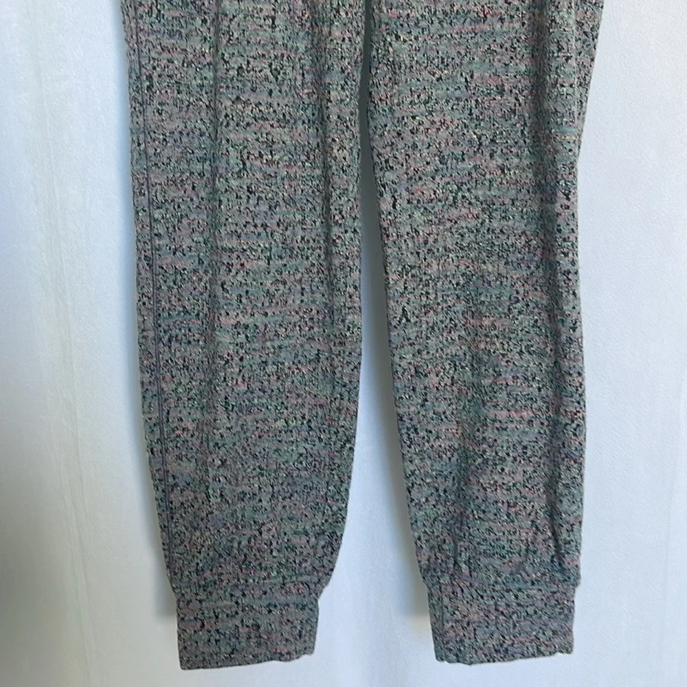 Lululemon Ready to Rulu 7/8 Jogger Neon Tweed Jacquard Battleship Electric EUC